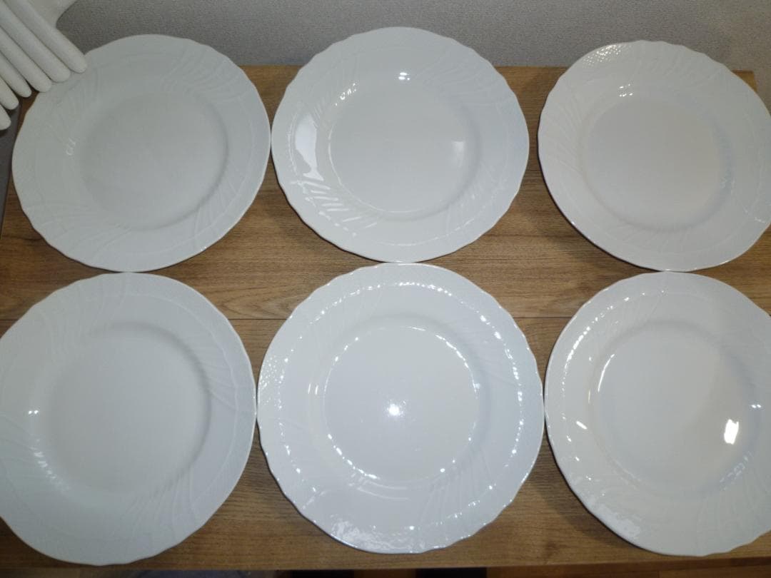 リチャードジノリ ベッキオホワイト 22㎝ プレートｘ6枚 楽天市場】リチャードジノリ Richard_Ginori ベッキオホワイト