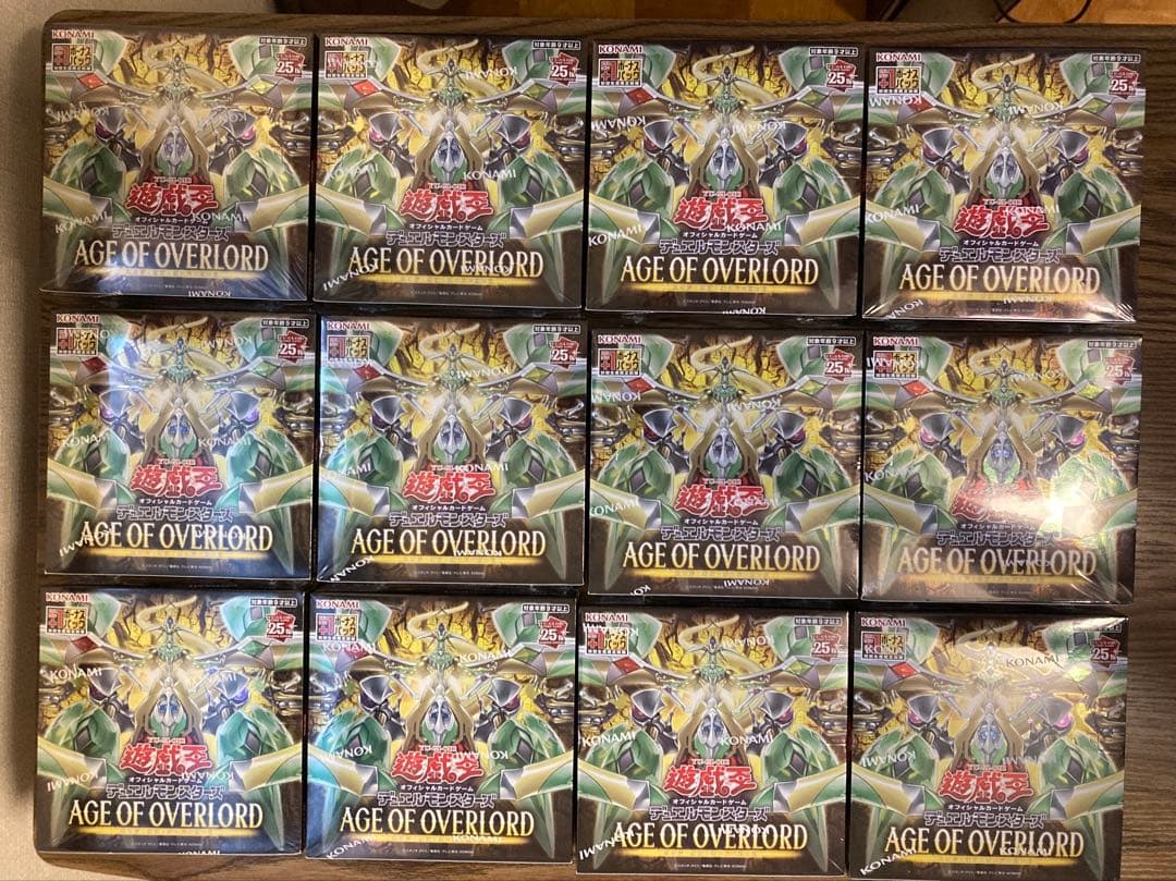 遊戯王★AGE OF OVERLORD 未開封BOX×12(シュリンク付き+1) 遊戯王 AGE OF OVERLORD 未開封BOX 初回生産 - メルカリ