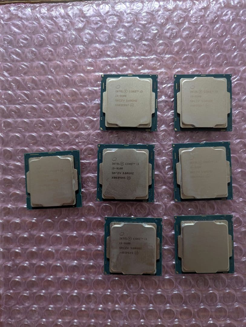 Intel cpu i3-9100 i3-10100まとめ売り Amazon | INTEL CPU i3-9100 / 4コア / 6MB キャッシュ / FCLGA1151