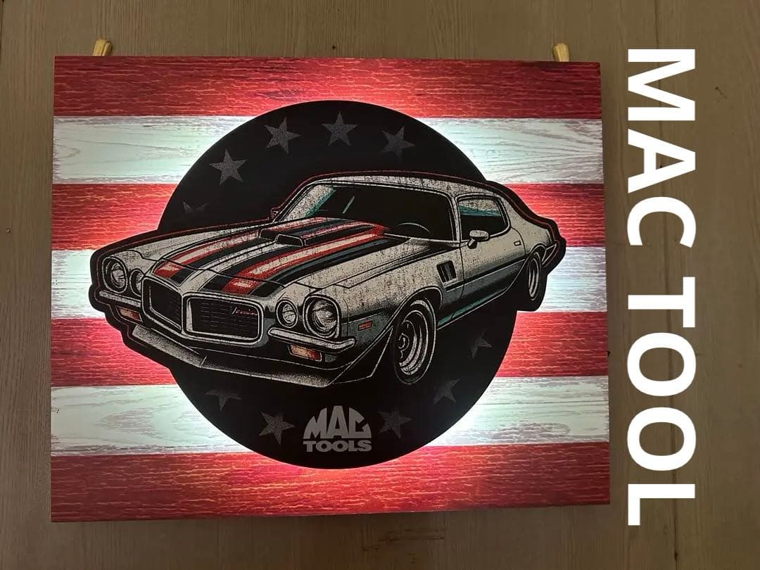 MAC TOOLS US限定品ポンティアック・ファイアバード インテリア 3-Drawer Utility Cart w/ Full Lid - Fireball Orange