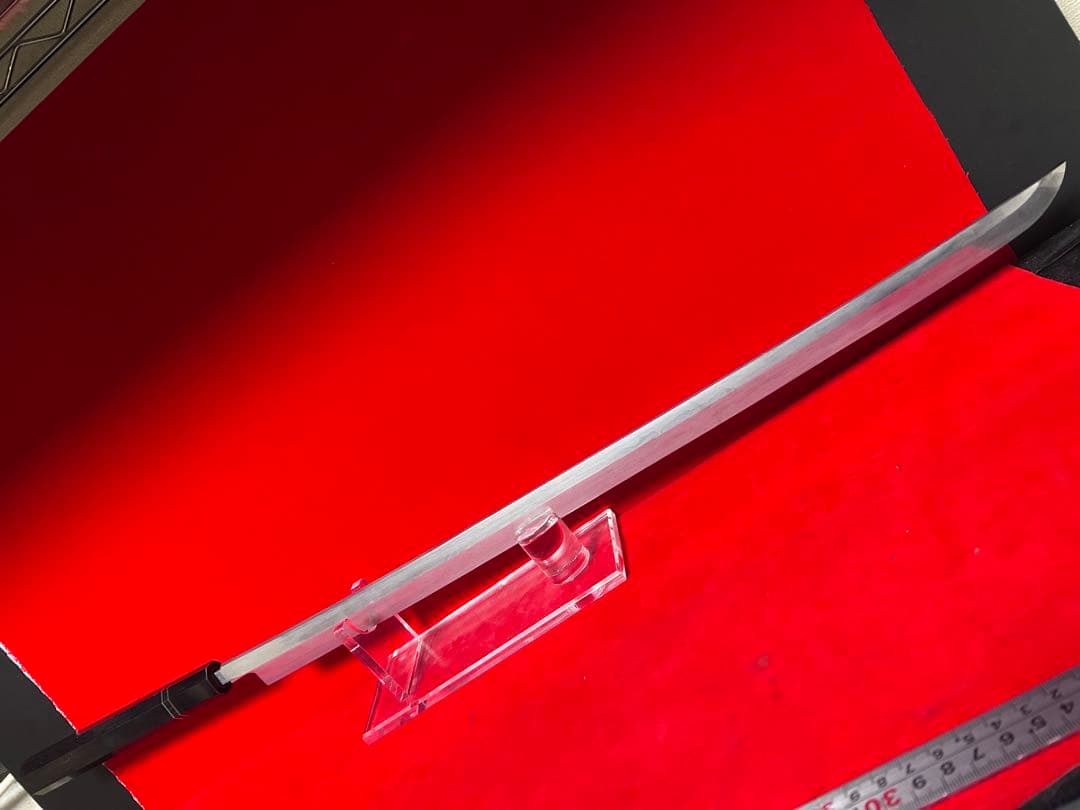 包丁　マグロ包丁　銘有り　玉鋼　甲伏鍛　墨流　地肌綺麗　刃文綺麗　未使用品 vg10k180.jpg?v=1753865044&