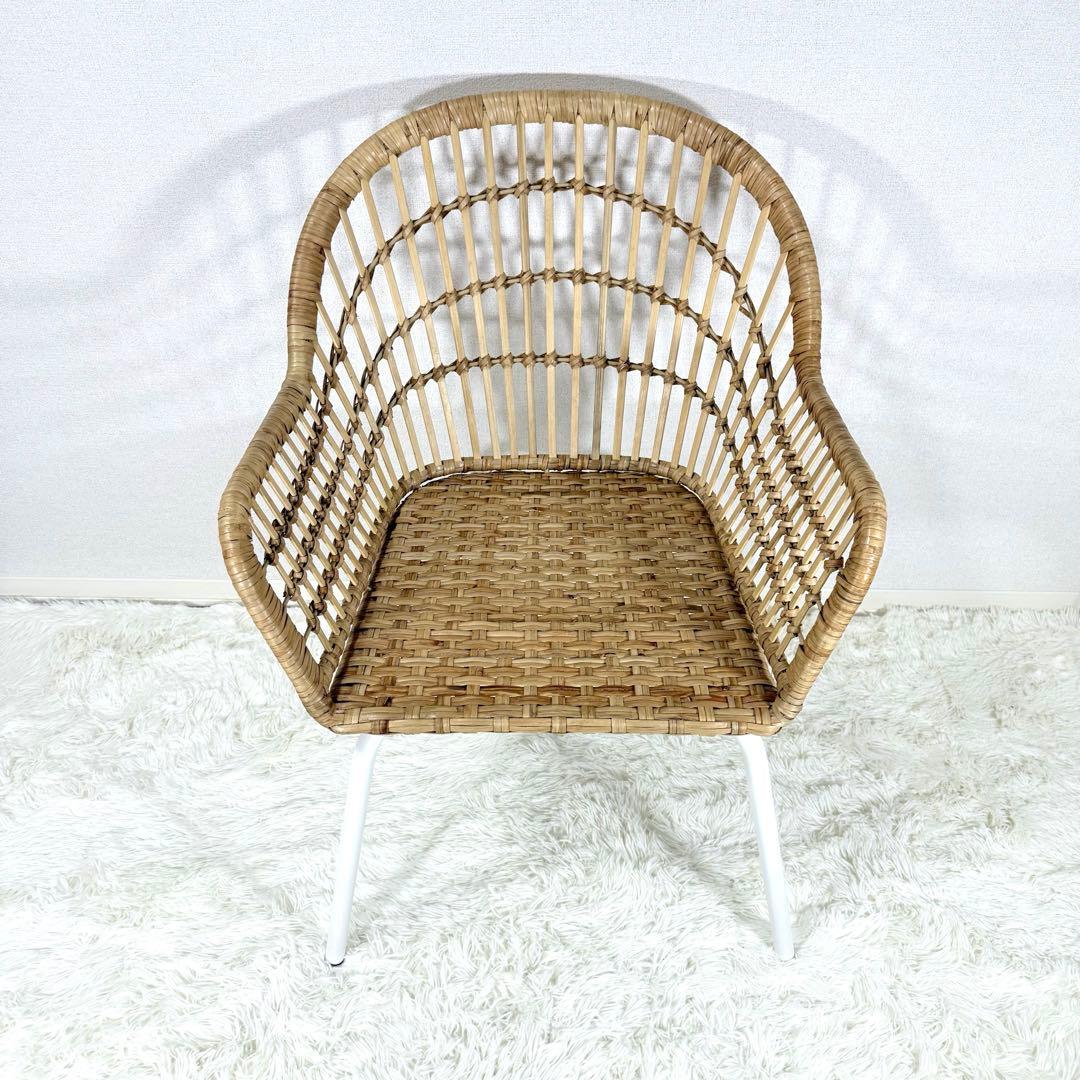 IKEA　イケア NILSOVE ニルソーヴェ チェア　ラタン　椅子 Amazon｜IKEA (イケア) Norna/NILSOVE チェアパッド付き ラタン