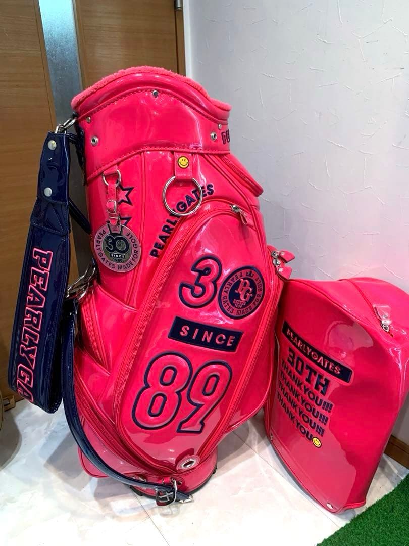 美品　正規品　限定　パーリーゲイツ　30周年　アニバーサリー　キャディバッグ 激レア】パーリーゲイツ 30周年限定モデル キャディバッグ ゴルフ