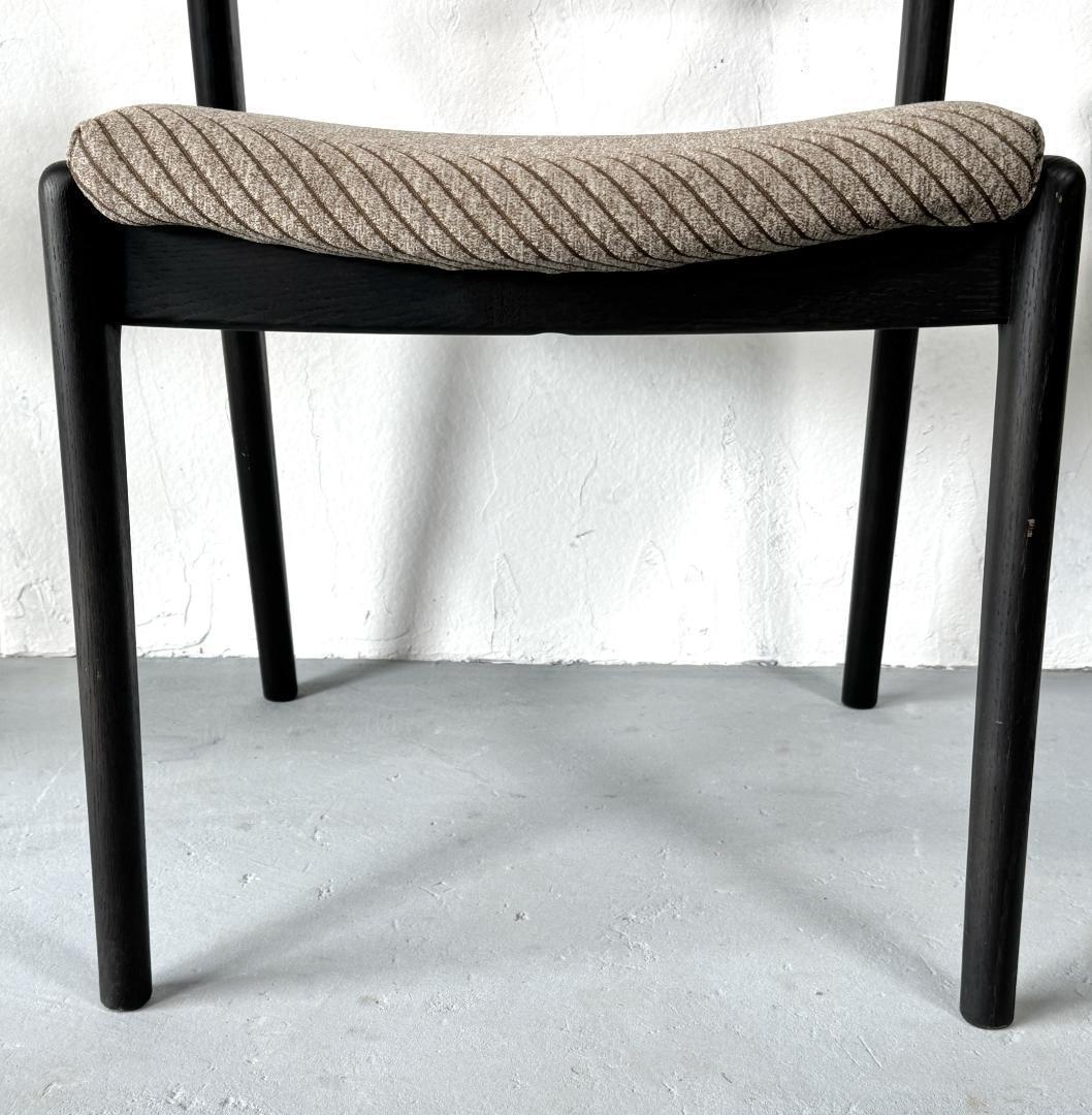 ②美品 ナガノインテリア DC354 ダイニングチェア 張座 ハンギング機能