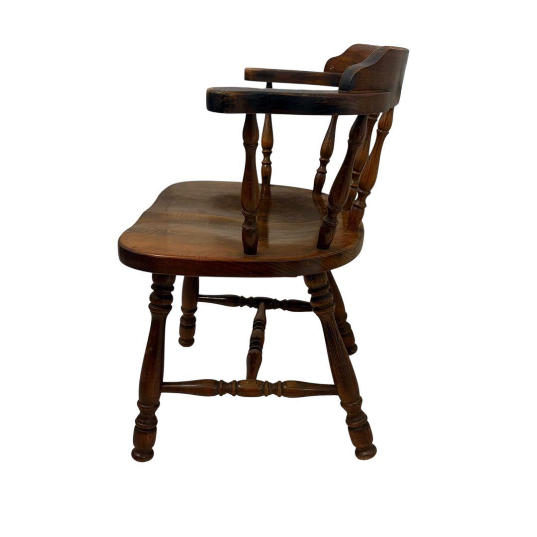 飛騨産業 キツツキマーク アームチェア 木製 ウィンザーチェア