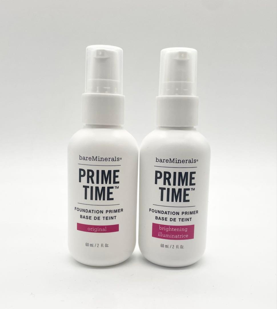 ベアミネラル　プライムタイム　オリジナル　ブライトニング　60ml 試してみた】ベアミネラル プライム タイム ブライトニング