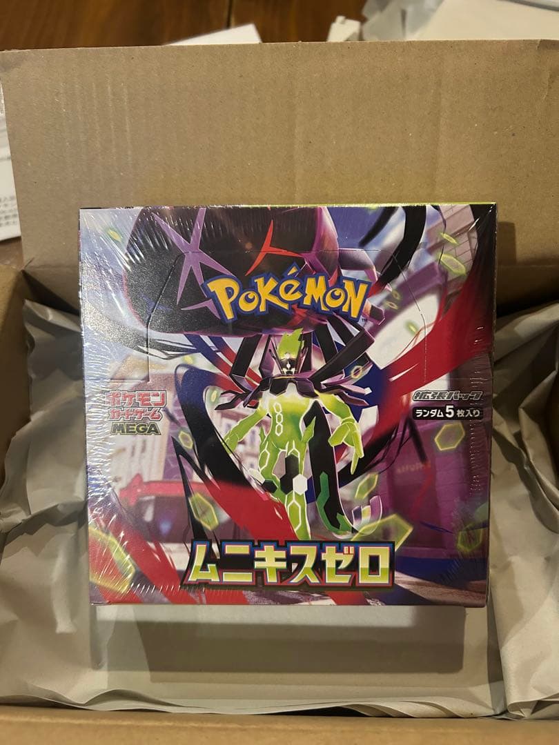 シュリンク付き　ポケモンカードゲーム　ムニキスゼロ　1box シュリンク付き】ムニキスゼロ 1BOX - メルカリ