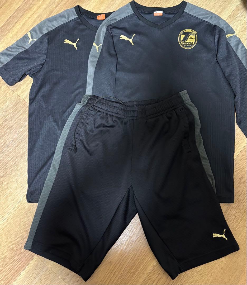 「Take」大分トリニータ　支給品3点セット(シャツ×2、パンツ×1) 大分トリニータ一致団結プロジェクト】プロジェクトPRシャツ選手着用