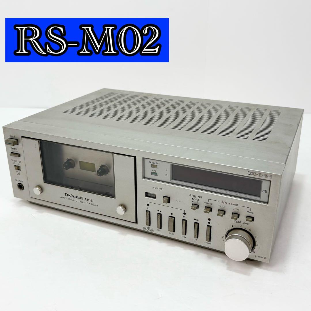Technics RS-M02 ステレオカセットデッキ 再生確認済 現状品 Yahoo!オークション - カタログ テクニクス Technics RS-M02 ステレオ