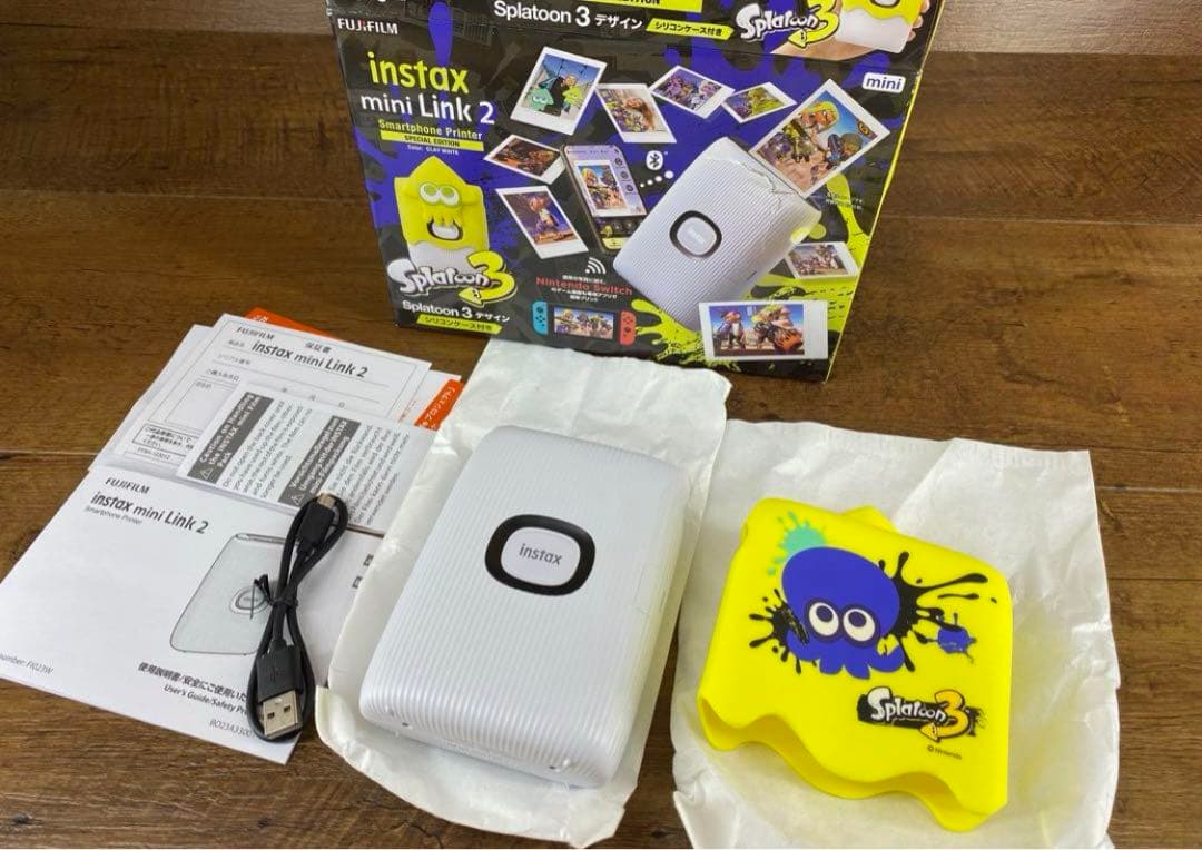 FUJIFILM instax スプラトゥーン　スマホプリンター　チェキ 富士フイルム、“チェキ”スマホプリンターに「スプラ3」ケース付属の
