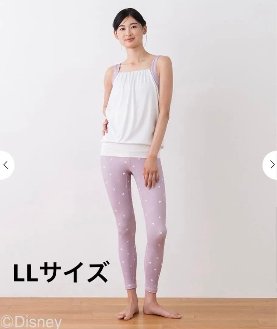 新品【SUKALA】レイヤードタンク＆レギンスセットアップ(LL/ミニーマウス) SUKALA】レイヤードタンク＆レギンスセットアップ(Sサイズ ミニー