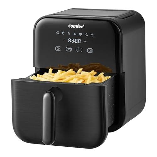 Comfee' ノンフライヤー 4L 大容量 ノンオイル 電気 エアフ_corg Amazon | Comfee' ノンフライヤー 4L 大容量 ノンオイル 電気 エア