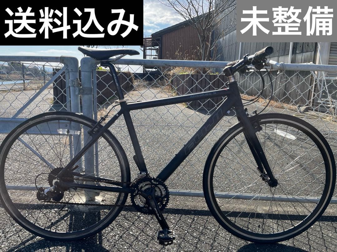 未整備　FUJI Absolute S サイズM クロスバイク Amazon | FUJI(フジ) ABSOLUTE S 17インチ アルミニウム 24speed Lime