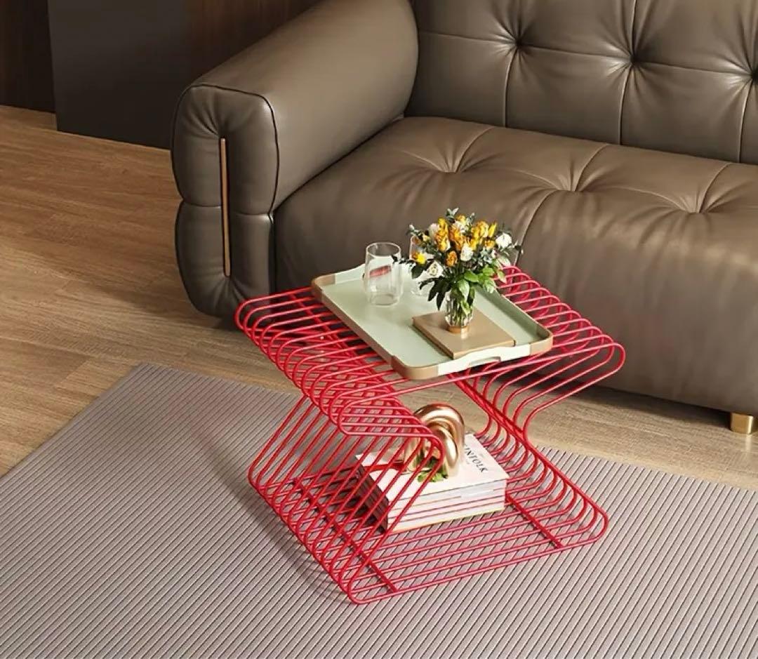 ワイヤー シェルフ マガジンラック リプロダクト テーブル スタイリッシュ 北欧 fj-77540-560.jpg