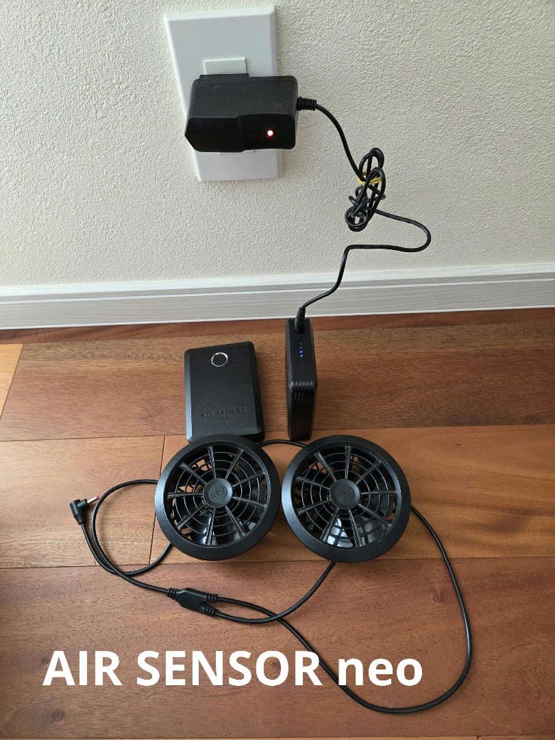 エアセンサーネオ 15V ファンバッテリーフルセット KS-104 クロダルマ KS-104 エアセンサーネオ リチウムイオンバッテリー 単品