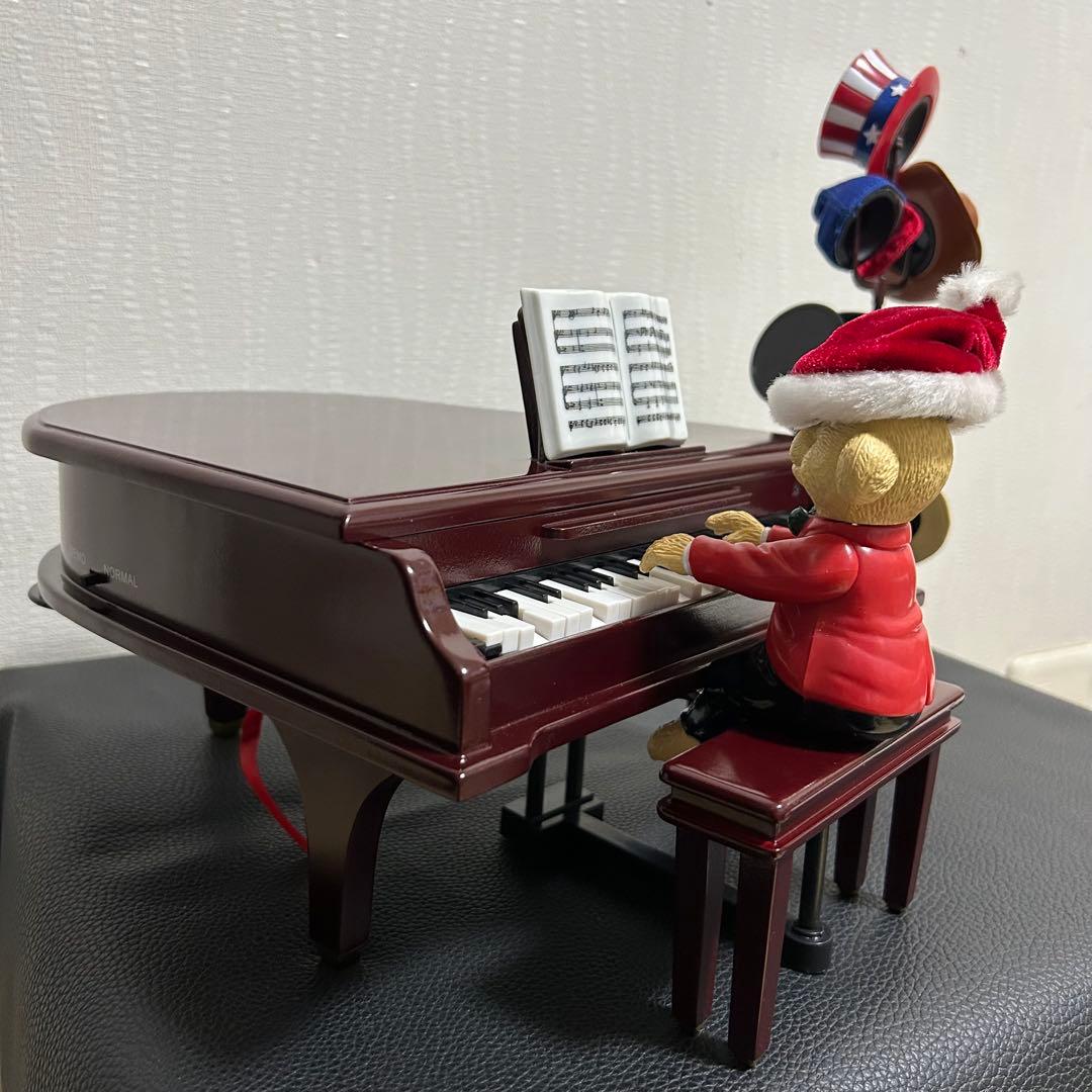 ★ミスタークリスマス テディベア ピアノ オルゴール ゴールドラベル 60曲入★ ミスタークリスマス ゴールドラベル Piano Concertina グランドピアノ