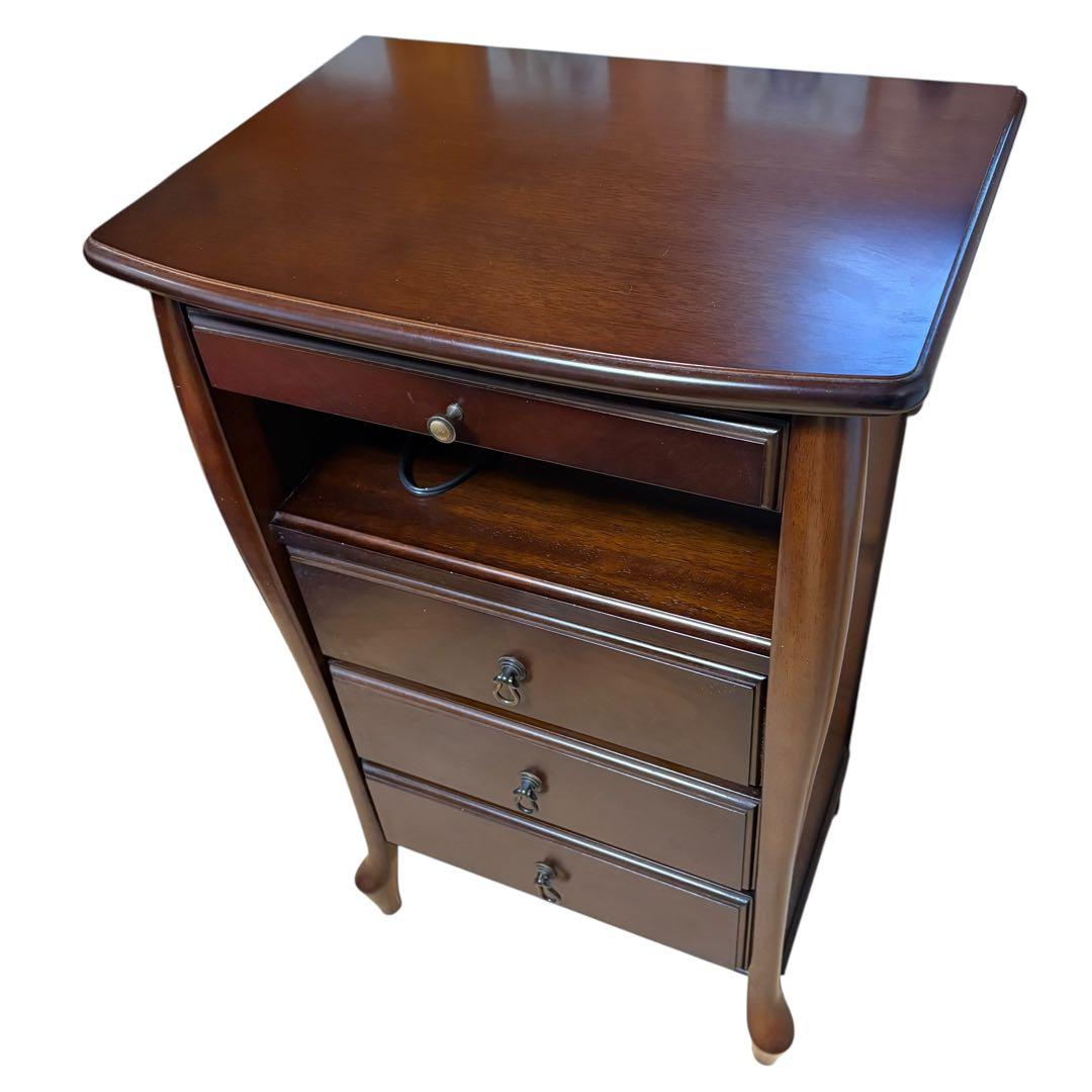 maruni マルニ木工 電話　ベルサイユ　北欧家具 猫脚　サイドキャビネット maruni マルニ 地中海シリーズ 電話台 TEL台 FAX台 アンティーク調