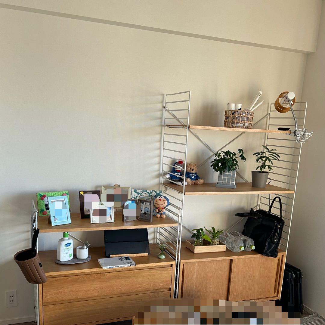 リセノ　シェルフ スチール 木製 ホワイト リセノ シェルフ スチール 木製 ホワイト たみ リセノ シェルフ