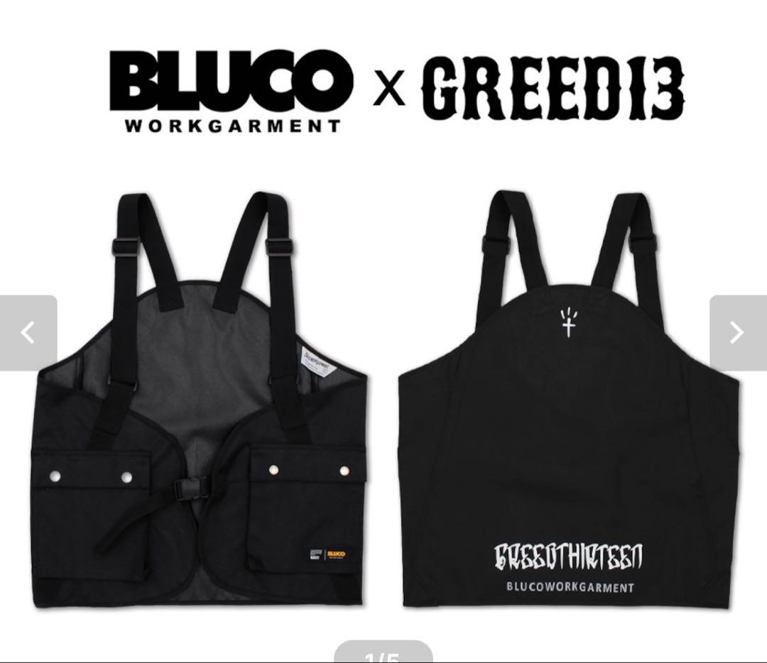 ウェア BLUCOxGREED THIRTEEN UTILITY VEST BLUCOxGREED THIRTEEN UTILITY VEST Black | DOG HOUSE GARAGE