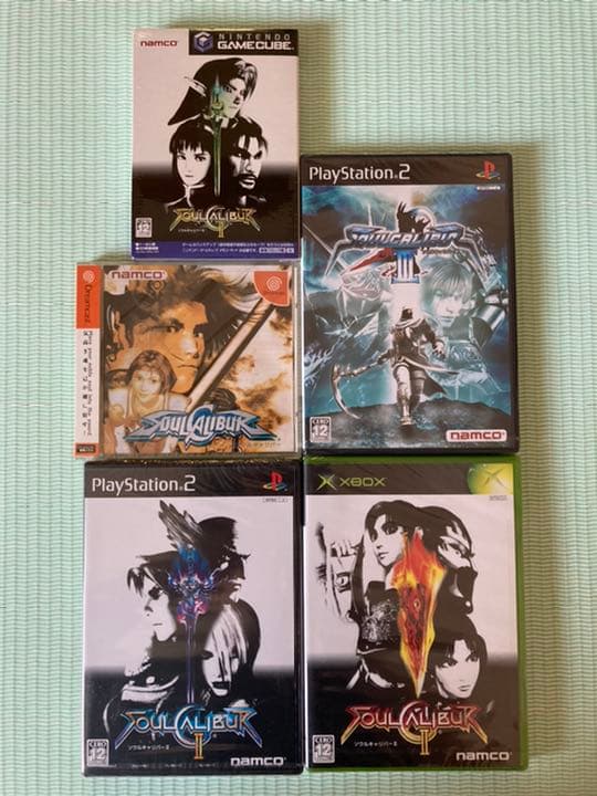PS2/XBOX/GC/DC ソウルキャリバー1,2,3 PS2 ソウルキャリバー3 PS2/XBOX/GC ソウルキャリバー2 DC