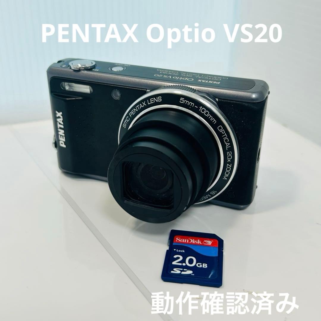 動作確認済みPENTAX Optio VS20 コンデジ ペンタックス Amazon | PENTAX デジタルカメラ Optio VS20(ノーブルブラック)1600万