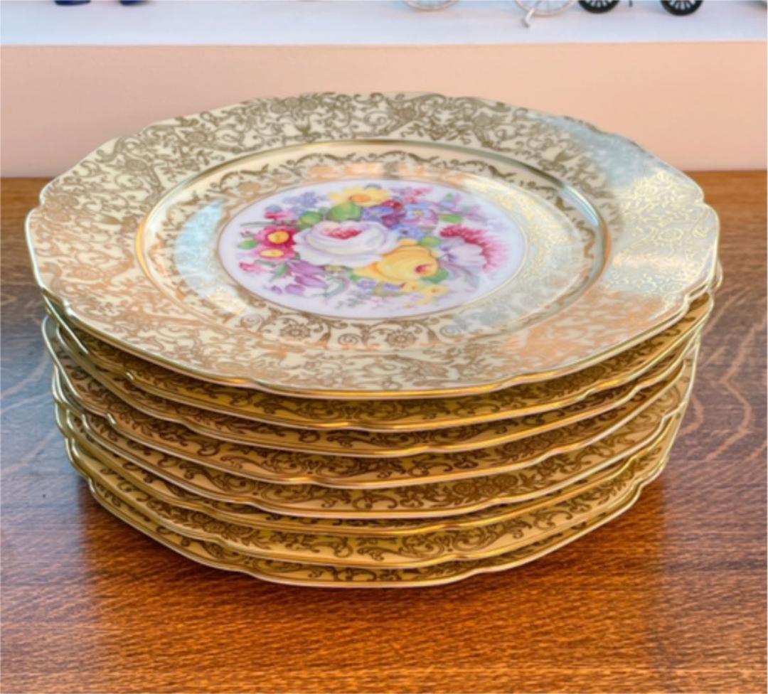 チェコスロバキア製、ニューヨークmay'sのアンテーク大皿8枚再値下げ❗️ i.am.sayo in スロバキア🇸🇰 チェコスロバキア、のスロバキアへ 行っ