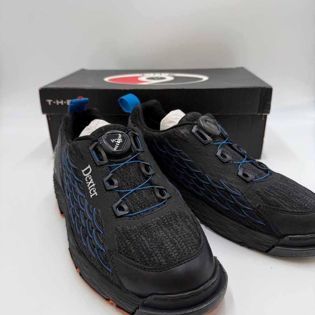 ケンケンせんよう THE 9 ボウリングシューズ サイズ7.5 ブラック/ブルー ABS ボウリング シューズ S-404z ボウリング用品 ボーリング グッズ 靴