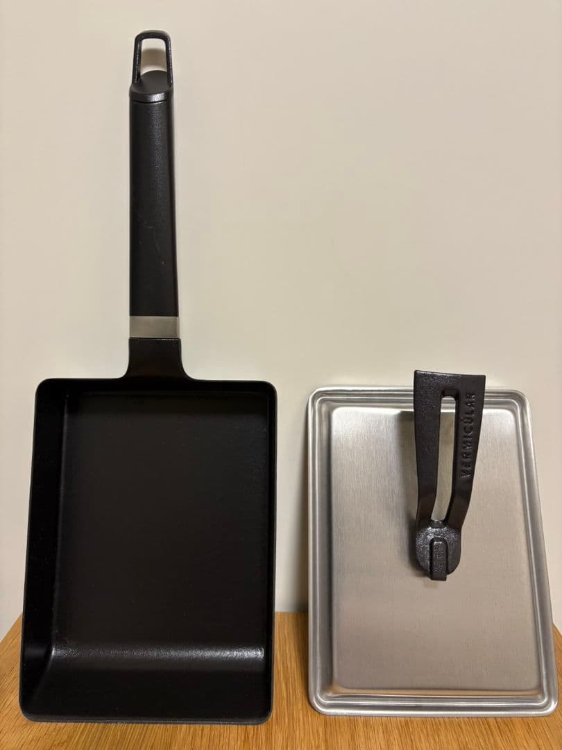 バーミキュラ VERMICULAR EGG & TOAST PAN セット フライパン EGG & TOAST 【ステンレスリッドセット】[ウォールナット