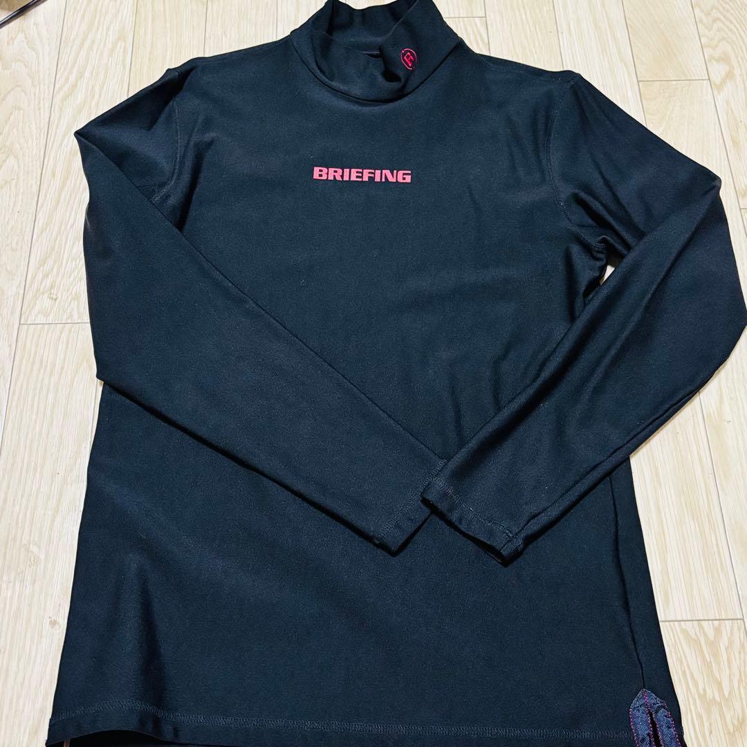 ブリーフィング/BRIEFING 長袖 モックネック ハイネック 秋冬 used BRIEFING（ブリーフィング） ウォーム ロングスリーブ ハイネック