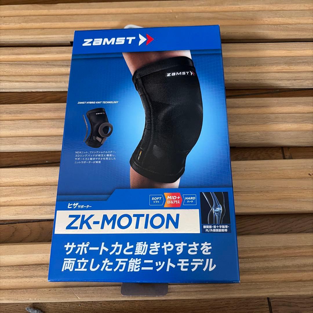 試着のみ　ゼムスト　ZK-MOTION ヒザサポーター　ミドルプラス　Sサイズ 楽天市場】ヒザサポーター ZAMST ザムスト ZK-MOTION ミドルプラス
