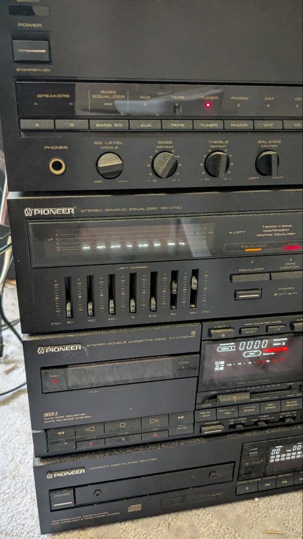 PIONEER パイオニア システムコンポ PL-X730 F-X730など - メルカリ