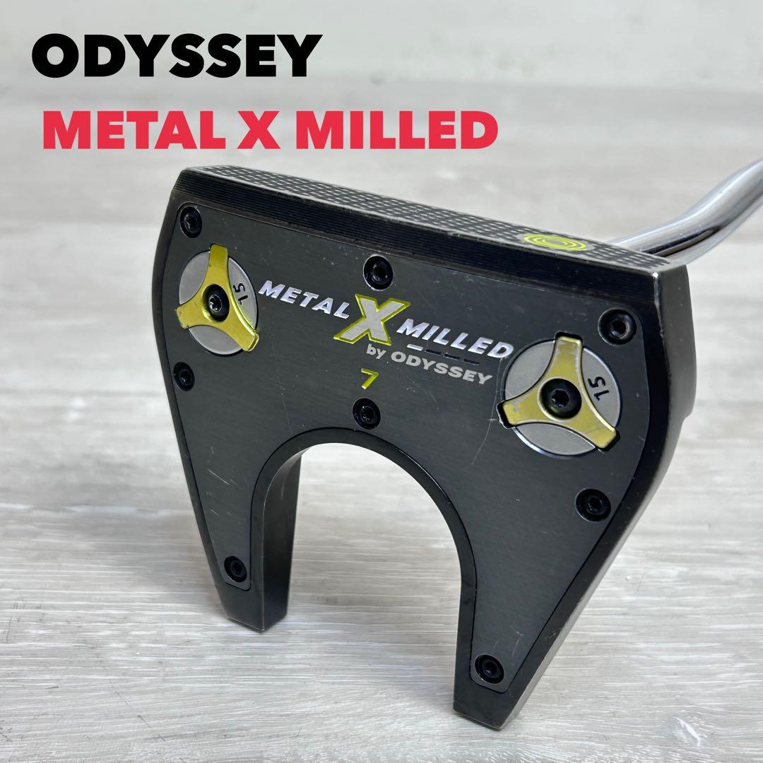 【メンズ右】オデッセイ L X MILLED パター 7 ODYSSEY（オデッセイ） - パター - メタル X ミルド #7