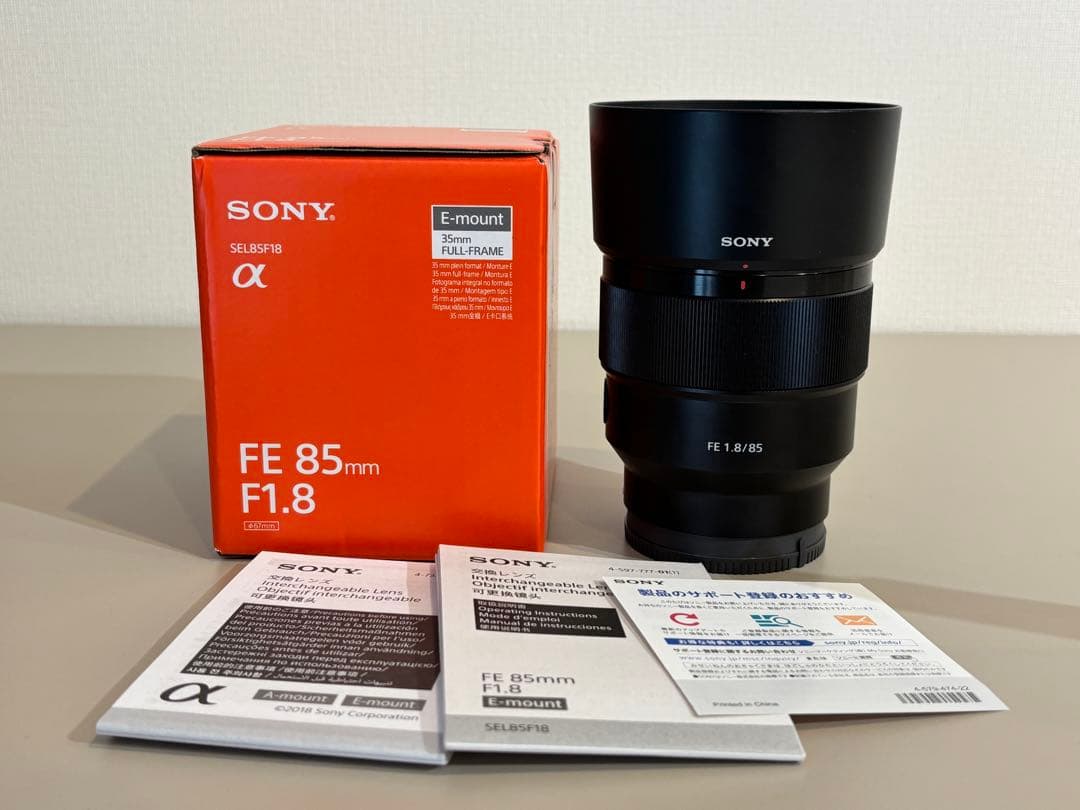 SONY FE 85mm F1.8 Eマウントレンズ 本体 SONY FE 85mm F1.8（ソニーEマウント） | MAP RENTAL