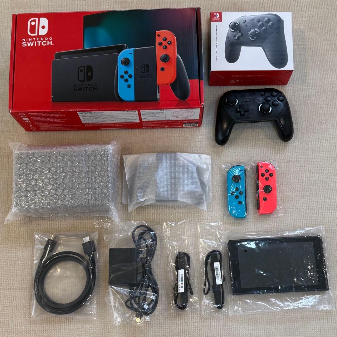 Nintendo Switch＋Proコントローラー Nintendo Switch 【新品/送料無料/国内正規品】任天堂 Pro