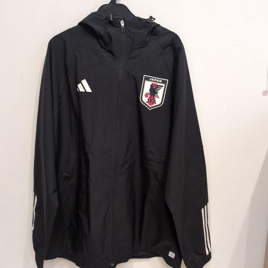 adidas 日本代表 ピステ・ウィンドブレーカー ブラック　２XＬサイズ adidas アディダス ピステトップ&ピステパンツ(ブラック×ブラック