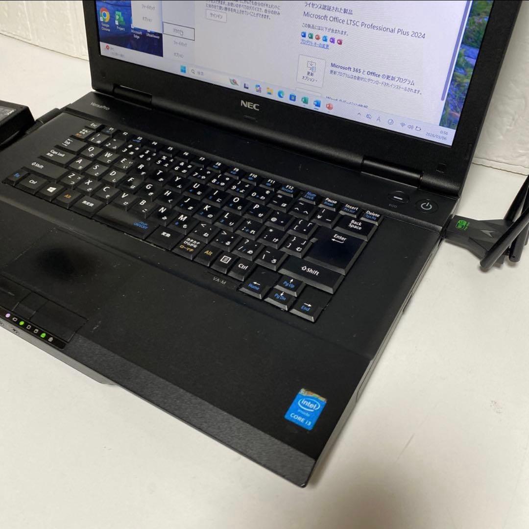 Windows11 オフィス付き高速起動SSD メモリ8GB NECノートPC - メルカリ