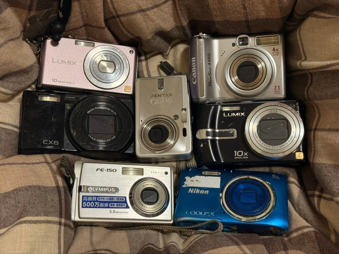 デジタルカメラ 7台 まとめ 動作未確認 ジャンク 10台 デジカメラ まとめ【動作未確認ジャンク扱】① - メルカリ