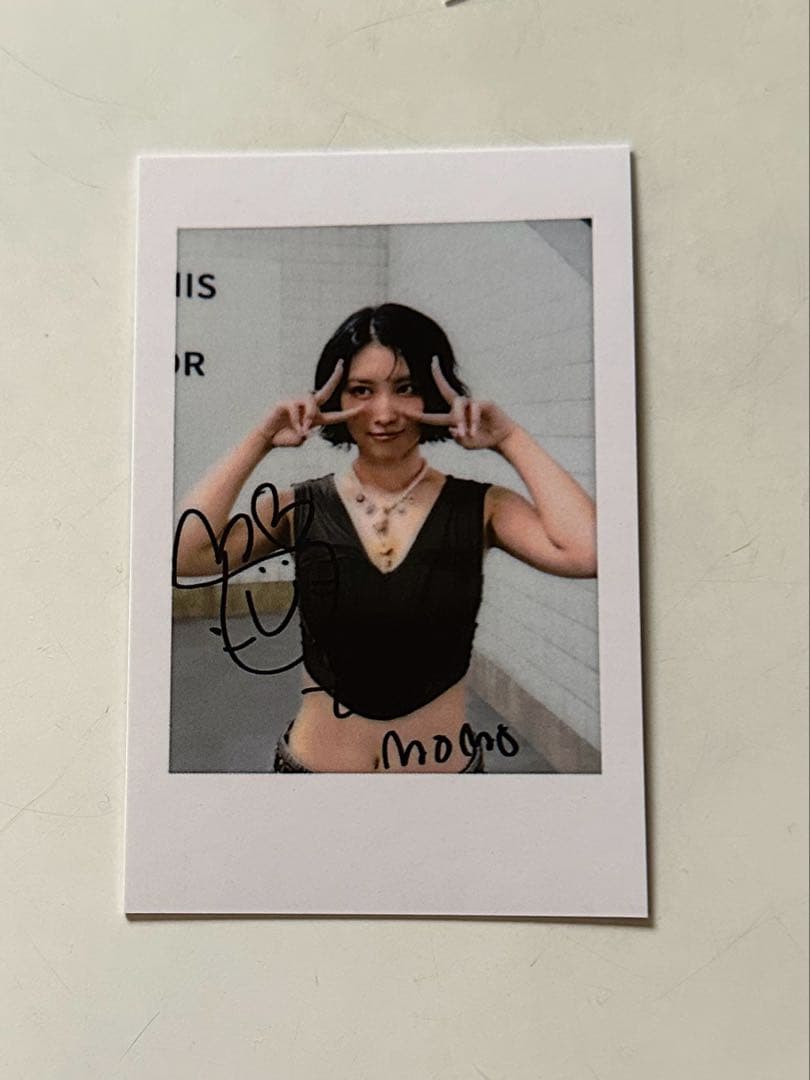 TWICE yizhiyu 上海サイン会当選者限定ポラ風トレカ　2.0 モモ TWICE starriver 中華 上海サイン会 応募者限定特典トレカ モモ - メルカリ