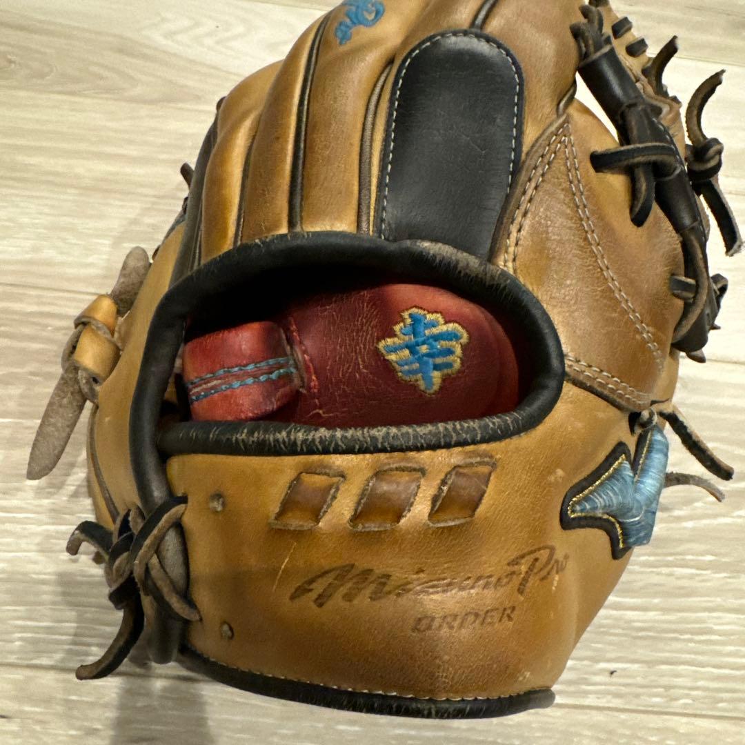 ミズノ軟式 ダイバーシティブルー限定 オーダー羽賀ジャパン haga japan