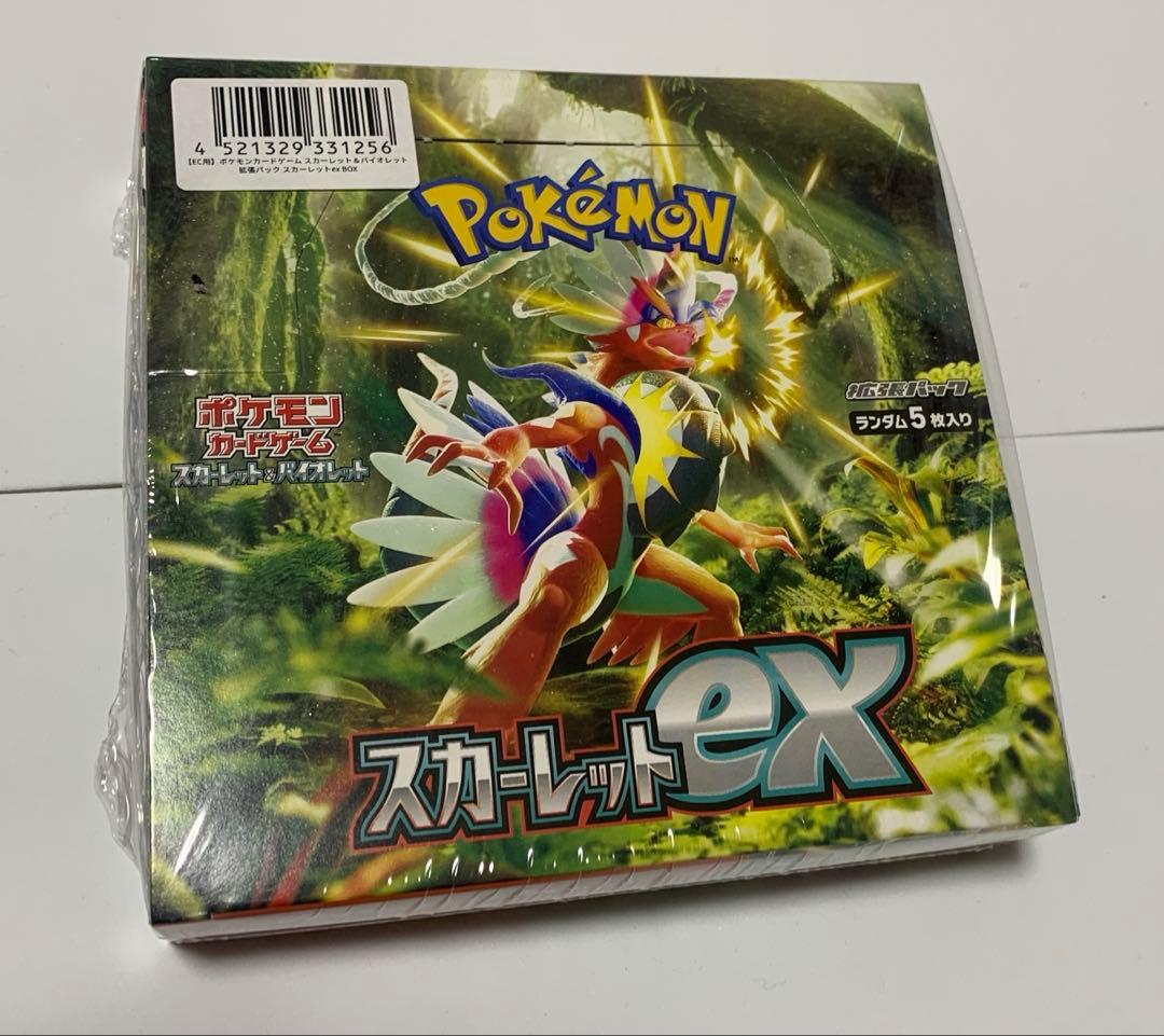 ※難アリ【新品未開封・シュリンク付き】ポケモンカードゲーム　スカーレットEX×1 ポケモンカードゲーム 新品 スカーレット＆バイオレット 拡張パック