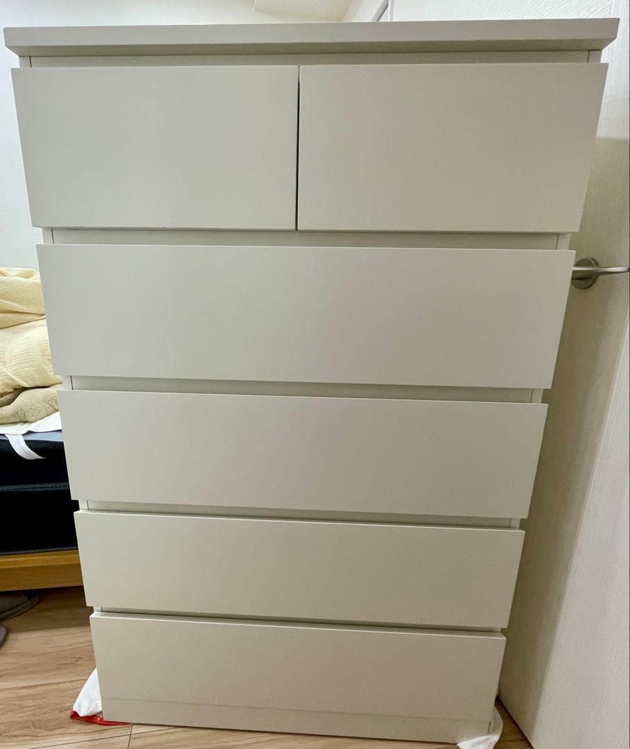 IKEA イケア　MALM マルム　ホワイト　5段 MALM マルム ドレッシングテーブル, ホワイト, 120x41 cm - IKEA
